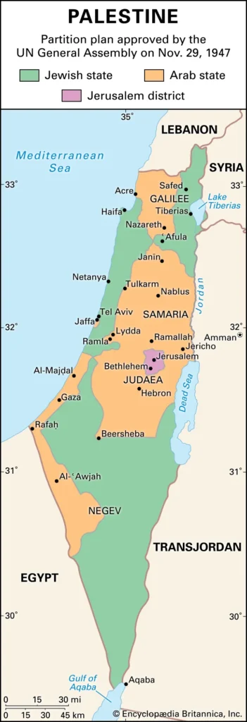 UN partition plan Palestine 1947